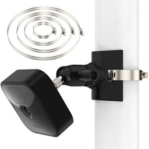 HOLACA Blink Camera Pole Mount for Blink Outdoor 2K+(2025 Model) - Durable, Adjustable, Fits 1.18-7.87 inch Pipes, Ideal